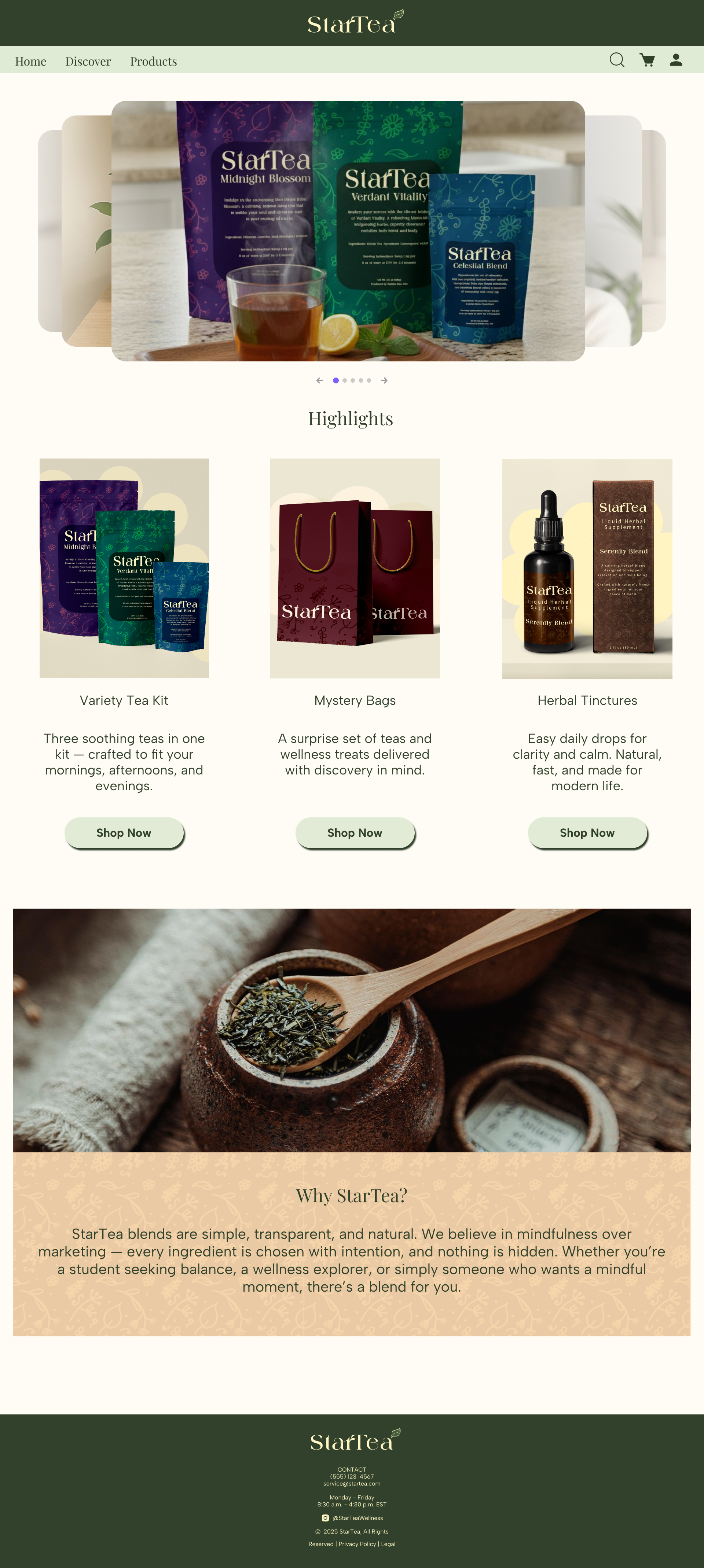 StarTea website